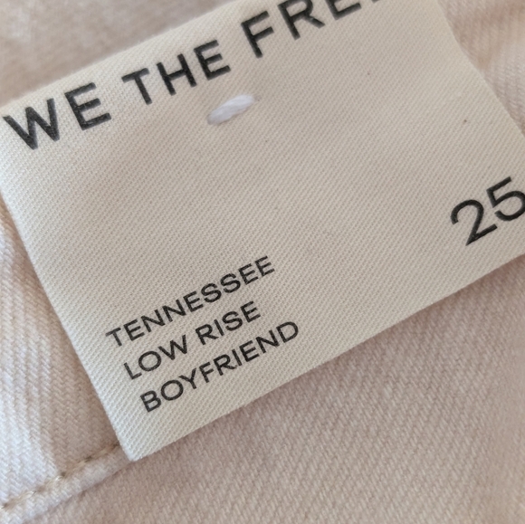 We The Free Light Beige Tennessee Low Rise Dragonfly Jeans *NWT, 25 - Picture 3 of 3